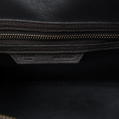 Celine Drummed Calfskin Micro Luggage Brown 6 of 8