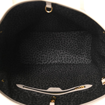 Louis Vuitton Monogram Giant Wild At Heart Neverfull MM Creme 5 of 9