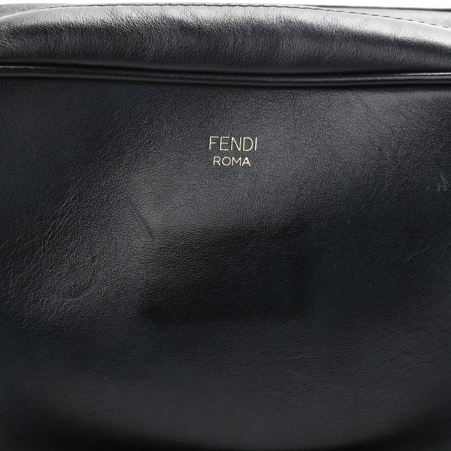 Vitello Century Bi-Color FF 1974 Embossed Mini Camera Case Maya Black