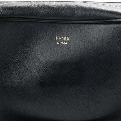 Fendi Vitello Century Bi-Color FF 1974 Embossed Mini Camera Case Maya Black 10 of 10