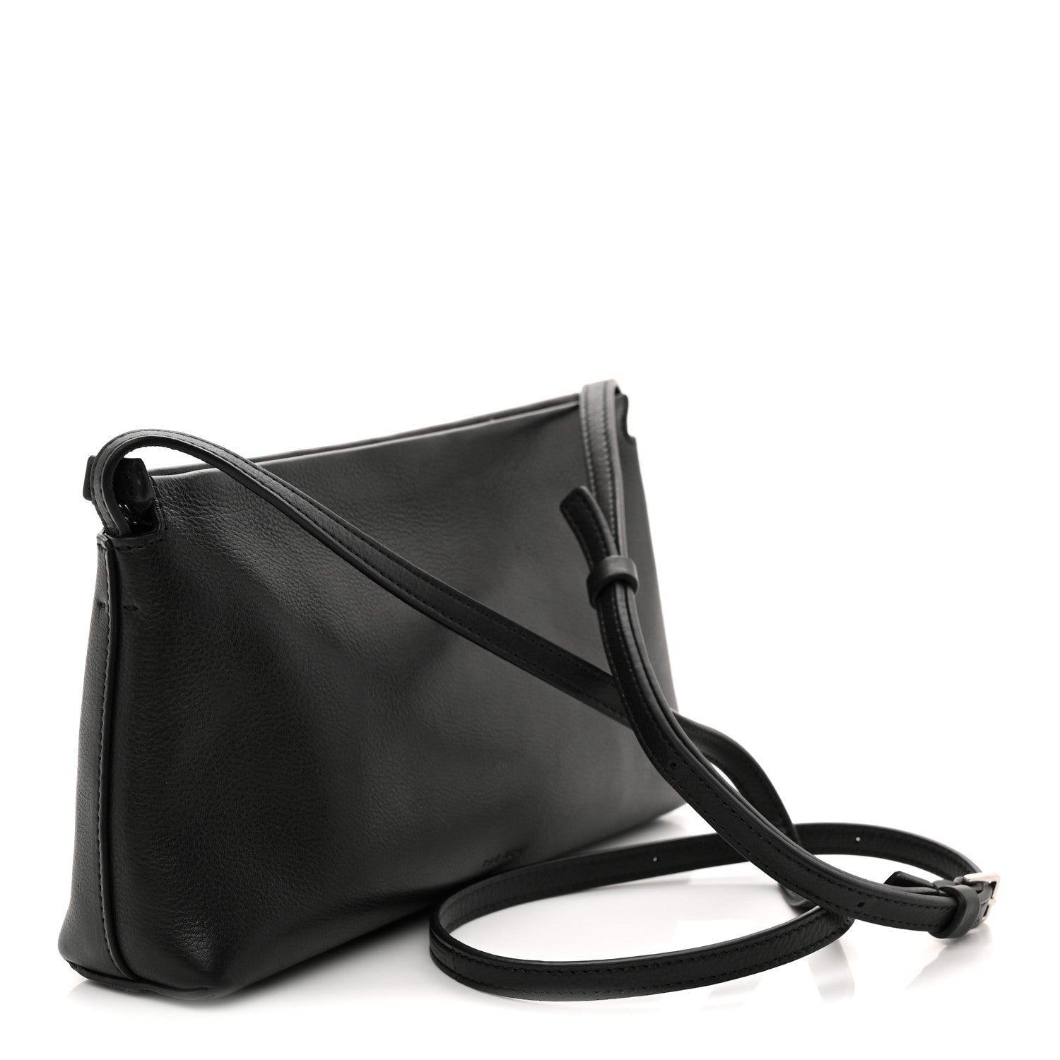 The Row Grained Calfskin Rene Crossbody Black 3 of 9
