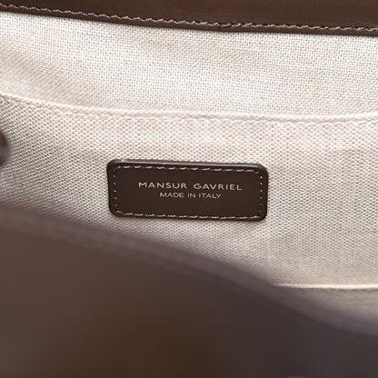 Mansur Gavriel Calfskin Technical Backpack Chocolate 6 of 10