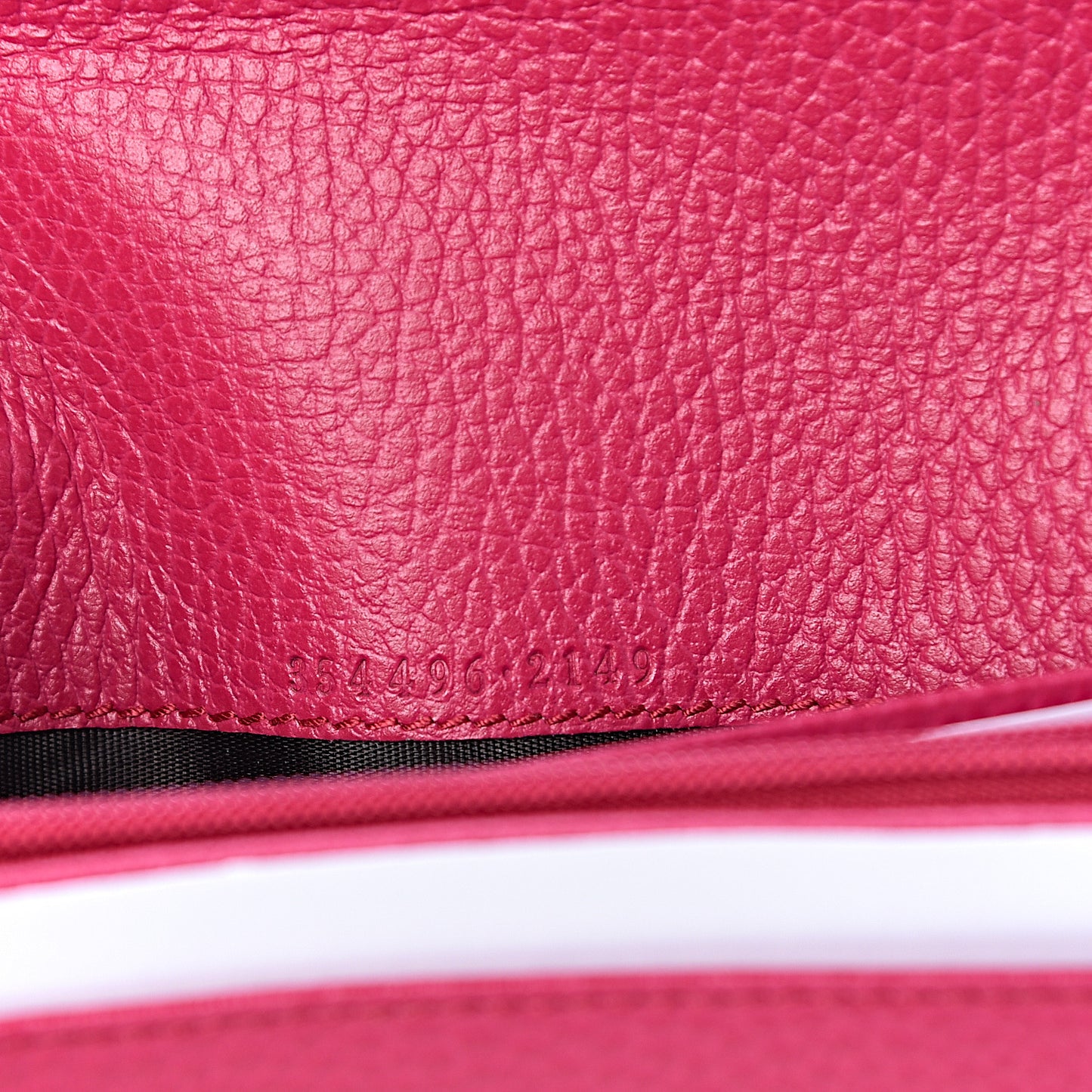 Dollar Calfskin Swing Continental Wallet Blossom