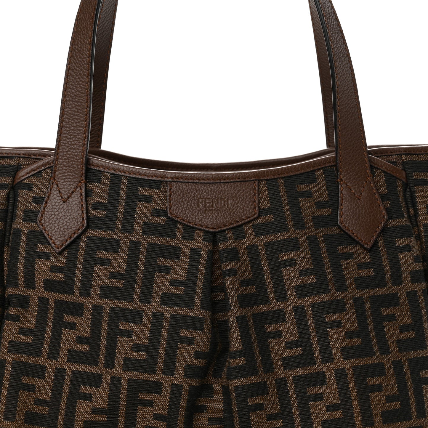 Zucca Vitello Artic Medium Shopping Tote Tobacco Castagna