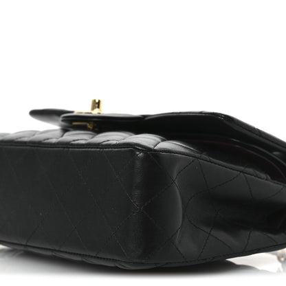 Chanel Lambskin Quilted Small Double Flap Black 10 of 11