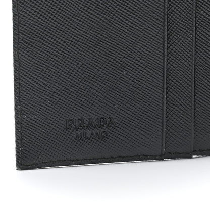 Prada Tessuto Nylon French Wallet Black 6 of 10