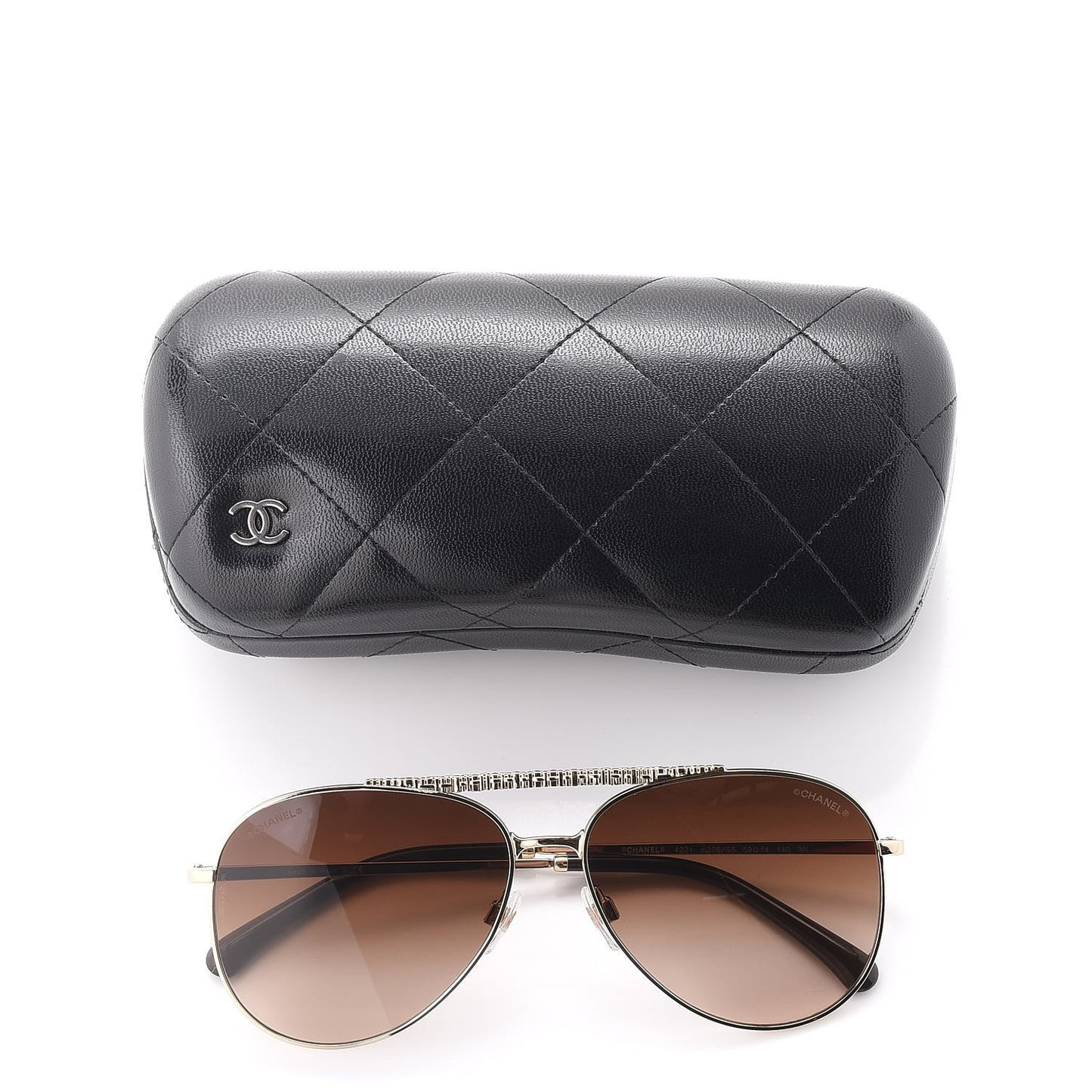 Aviator Metallic Pilot Sunglasses 4231 Gold
