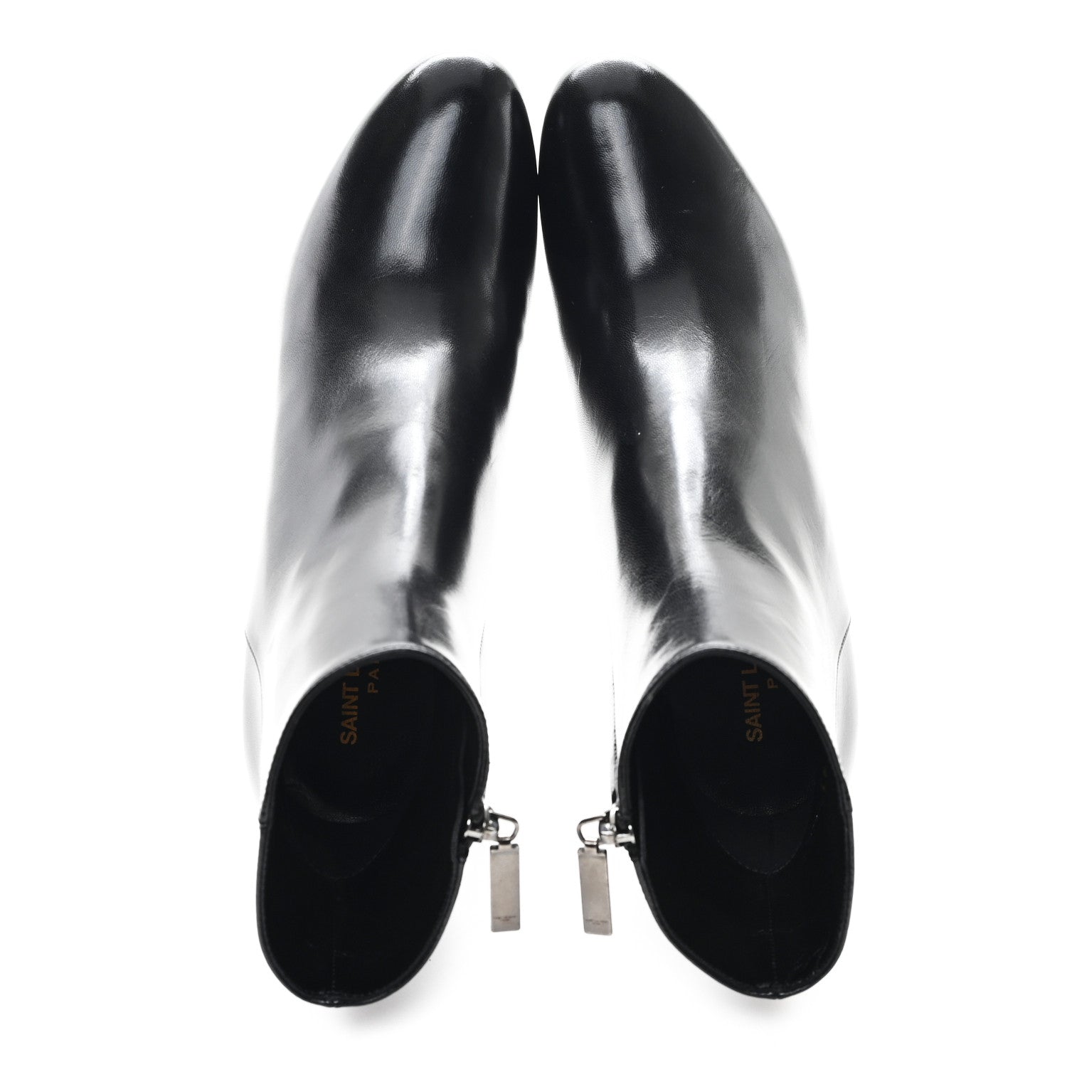 Saint Laurent Nappa Vendome Loulou Ankle Zip Boot 39.5 Black 2 of 9