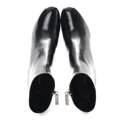 Saint Laurent Nappa Vendome Loulou Ankle Zip Boot 39.5 Black 2 of 9