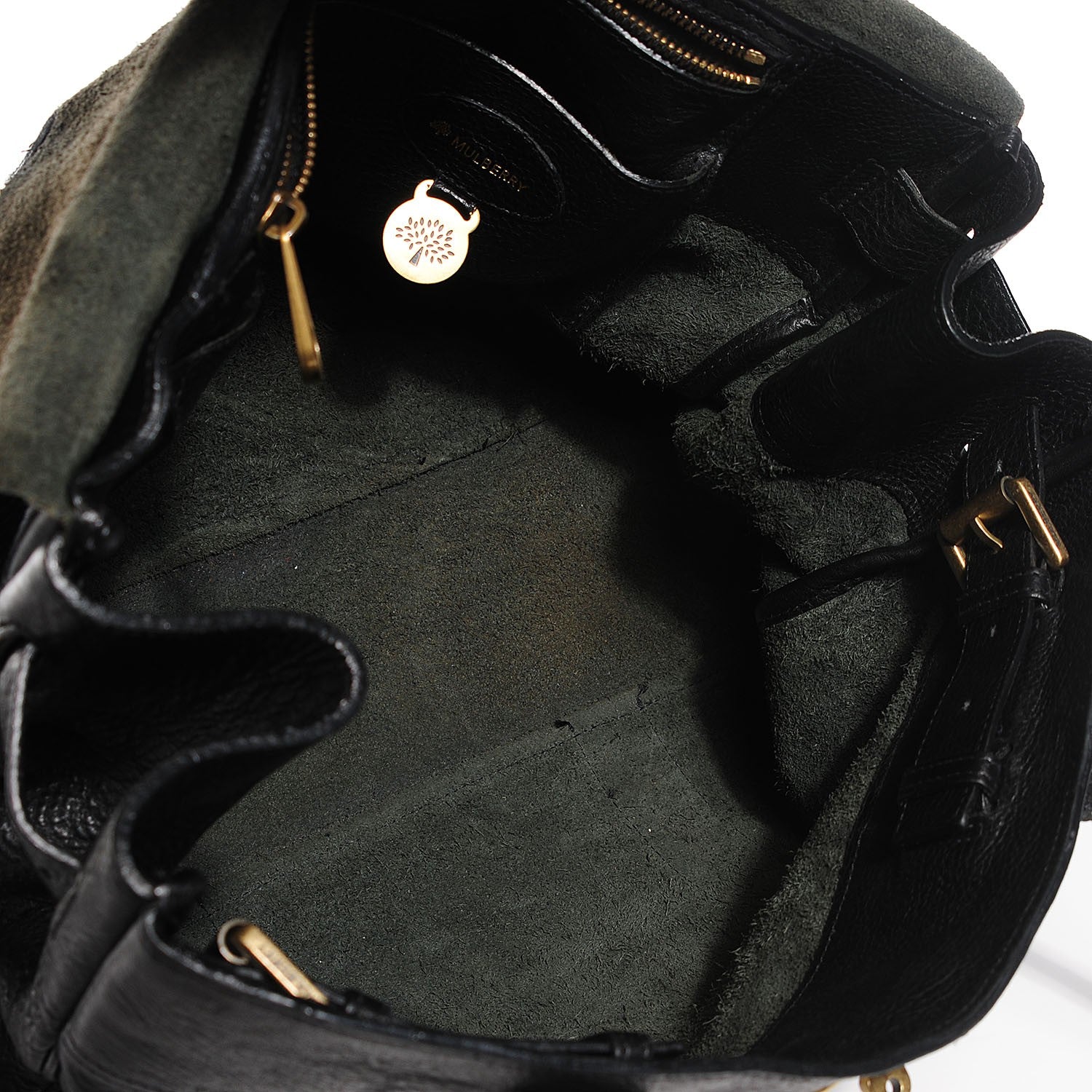 Mulberry Natural Calfskin Bayswater Black 5 of 12