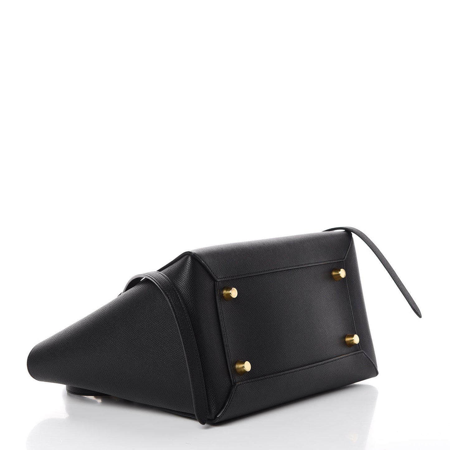 Grained Calfskin Mini Belt Bag Black