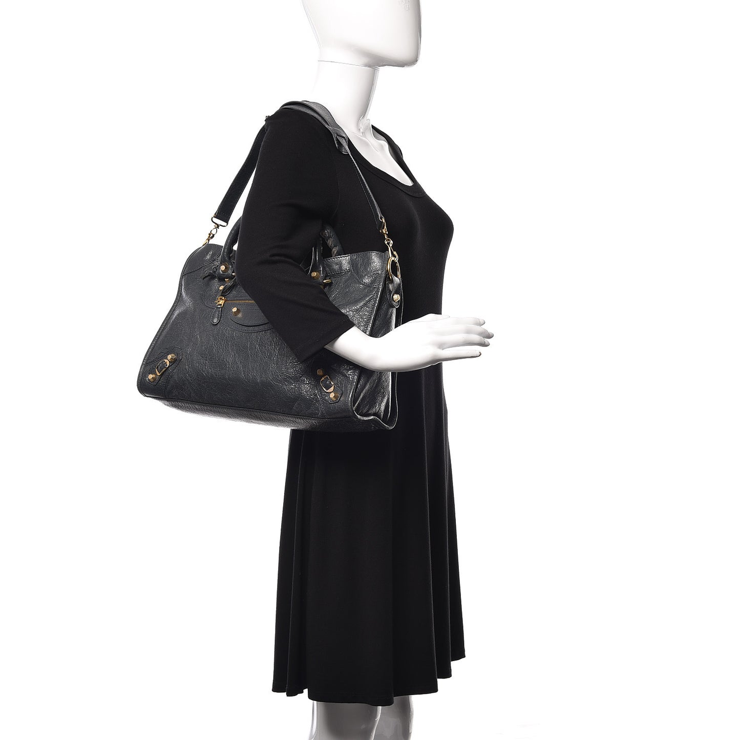Agneau Giant 12 Gold Hardware City Anthracite