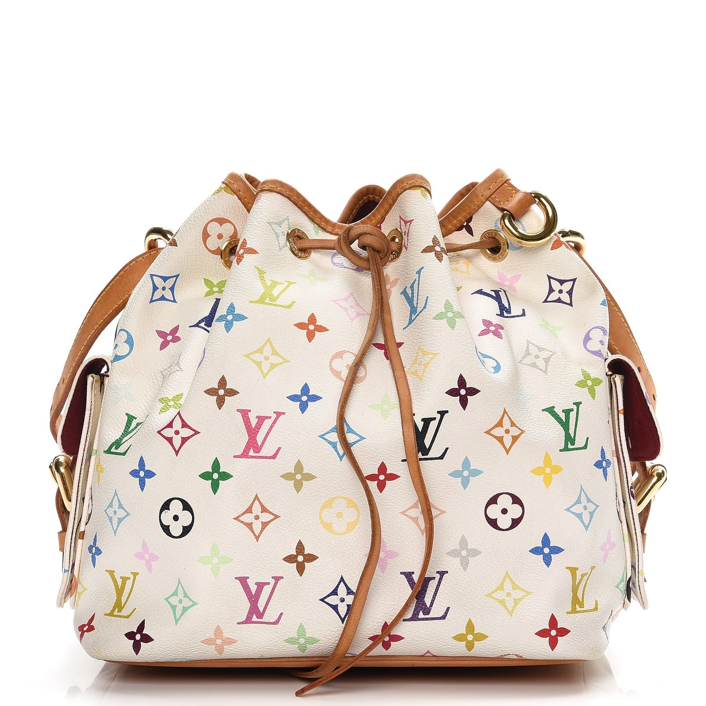 Monogram Multicolor Petit Noe White