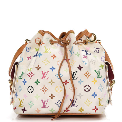 Louis Vuitton Monogram Multicolor Petit Noe White 1 of 10