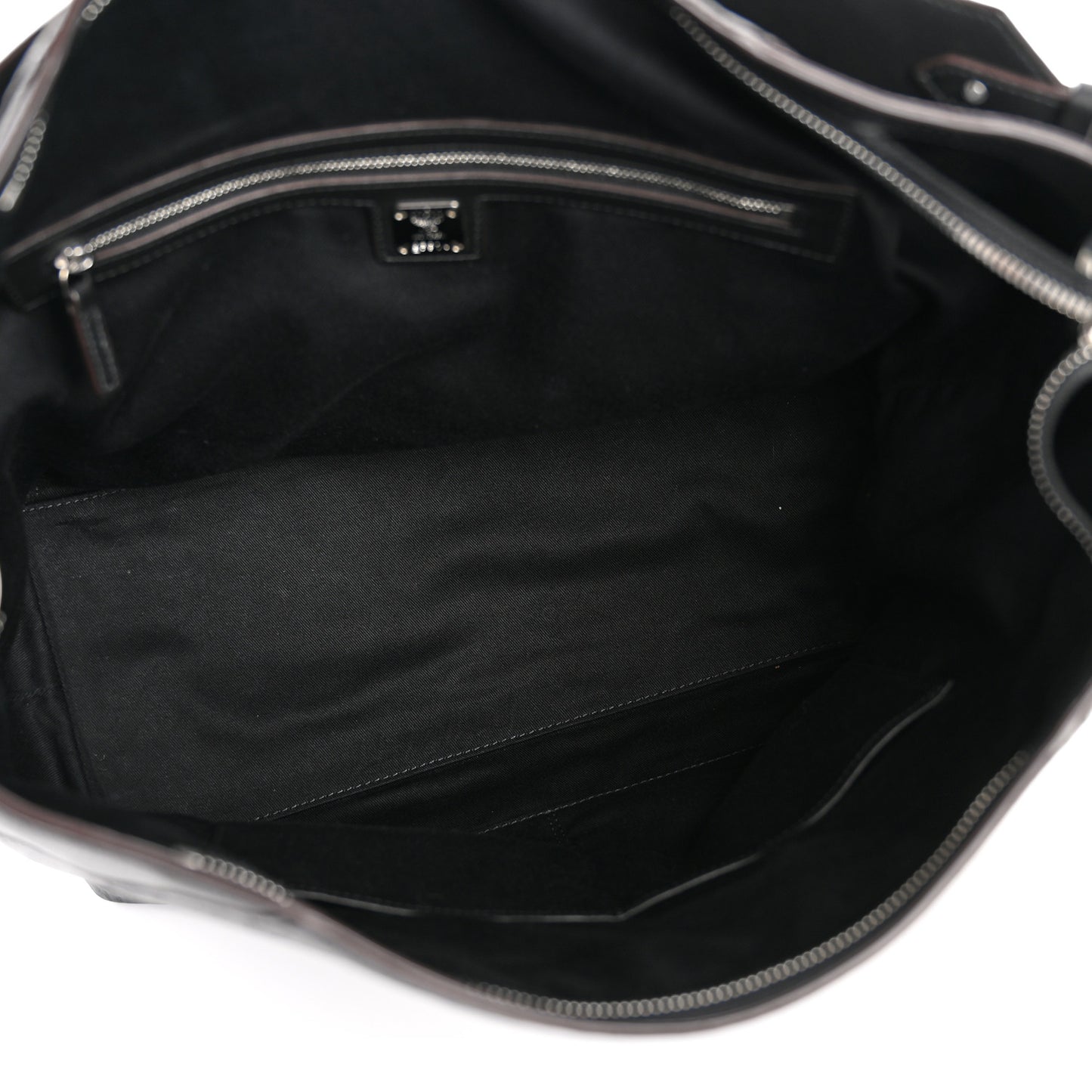 Calfskin Ottomar Monogram Klara Medium Hobo Black