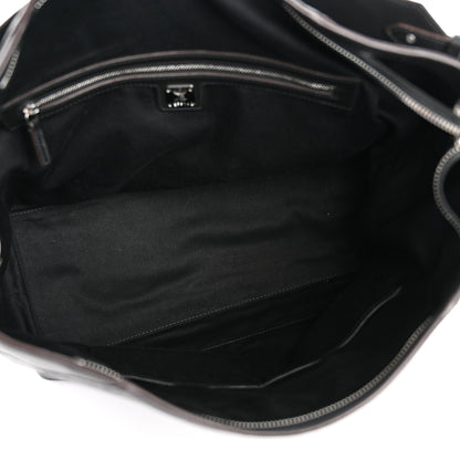 MCM Calfskin Ottomar Monogram Klara Medium Hobo Black 5 of 13