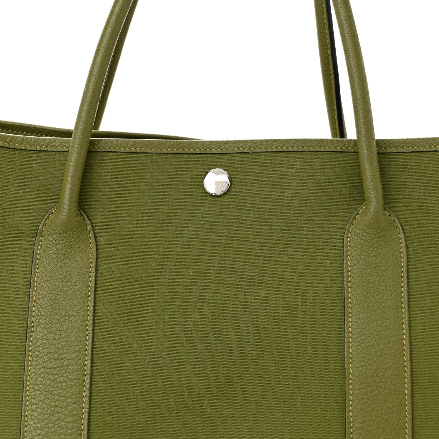Hermes Toile Buffle Skipper Garden Party TGM Vert Anis 7 of 11