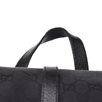 Gucci GG Monogram Single Buckle Backpack Black 14 of 14
