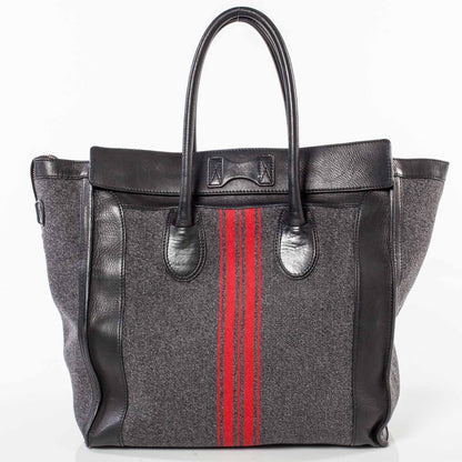 Celine Wool Racer Stripe Medium Luggage 1 of 15
