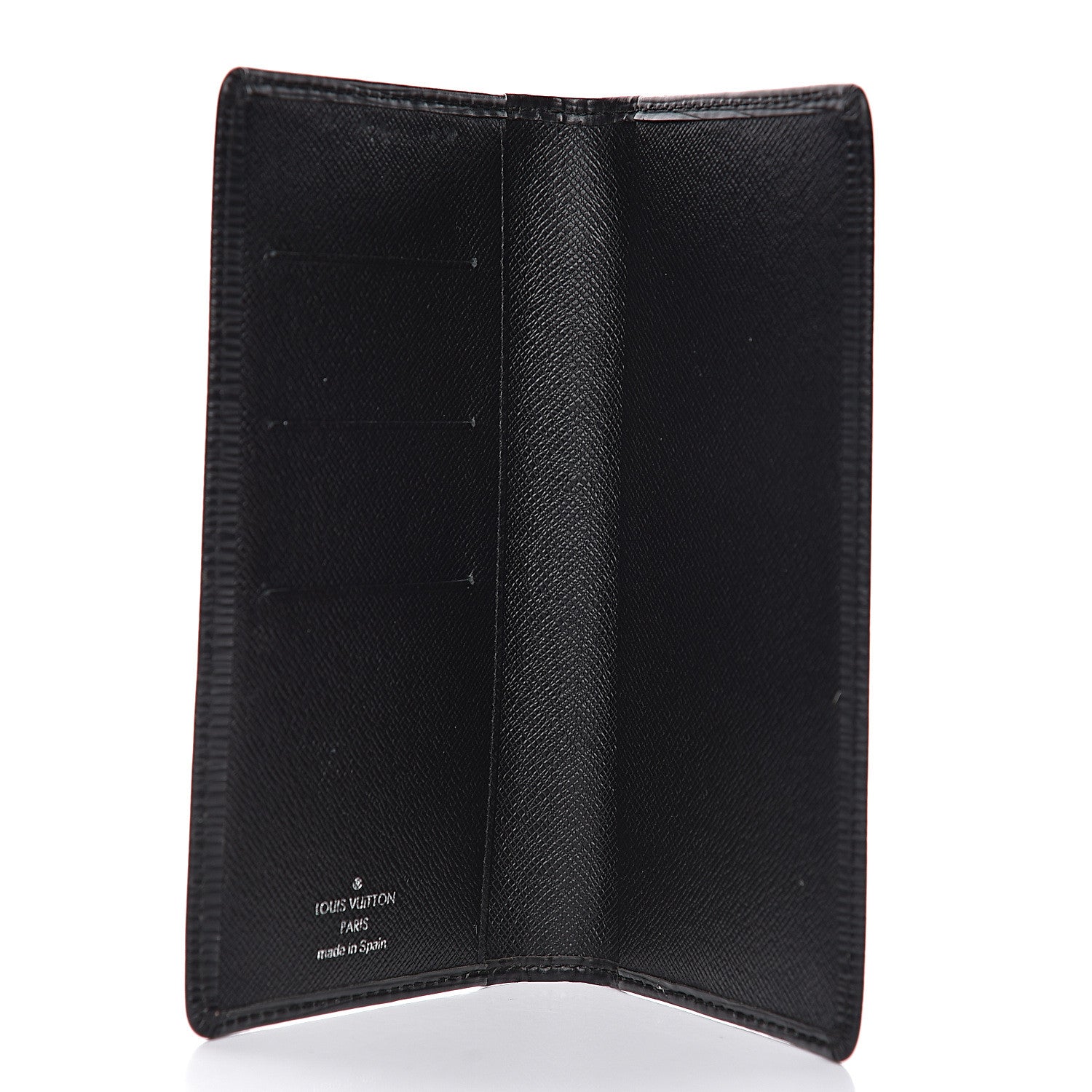 Louis Vuitton Epi Checkbook Cover Black 6 of 9