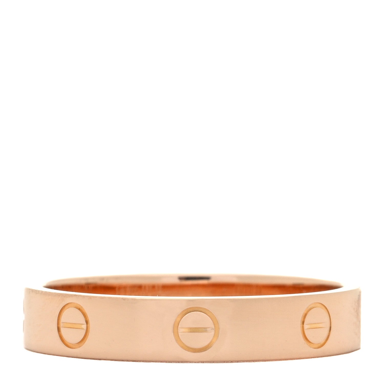 Cartier 18K Pink Gold 3.5mm LOVE Wedding Band Ring 60 9 1 of 4