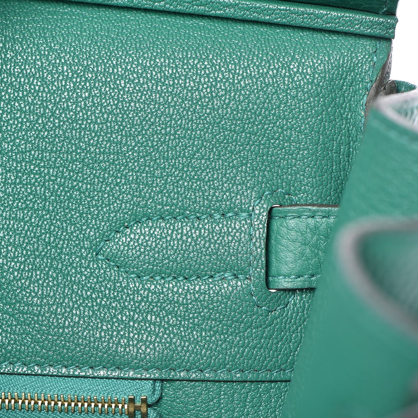 Taurillon Clemence Birkin 35 Vert Vertigo