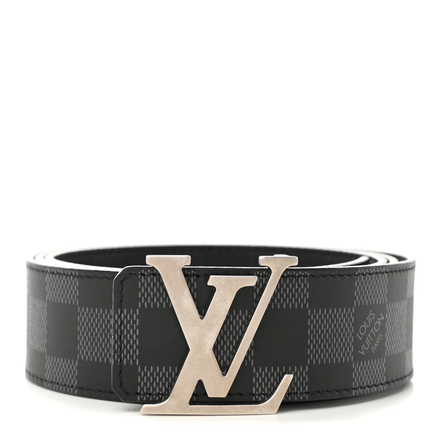 Damier Infini 40mm LV Initiales Belt 110 44 Black
