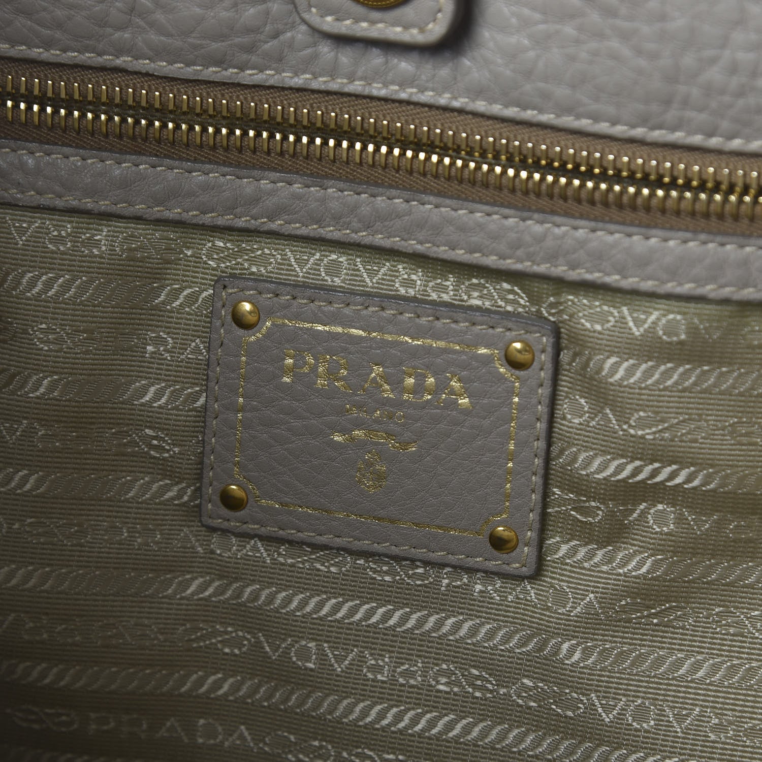 Prada Vitello Daino Tote Argilla 8 of 10