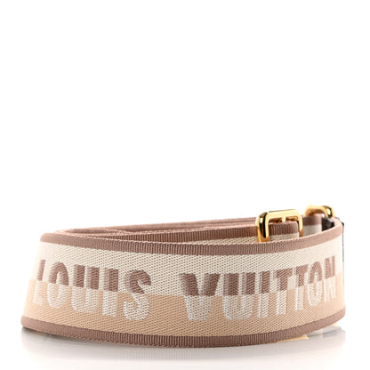 Louis Vuitton Jacquard Speedy Bandouliere 20 Shoulder Strap Beige Brown 2 of 3