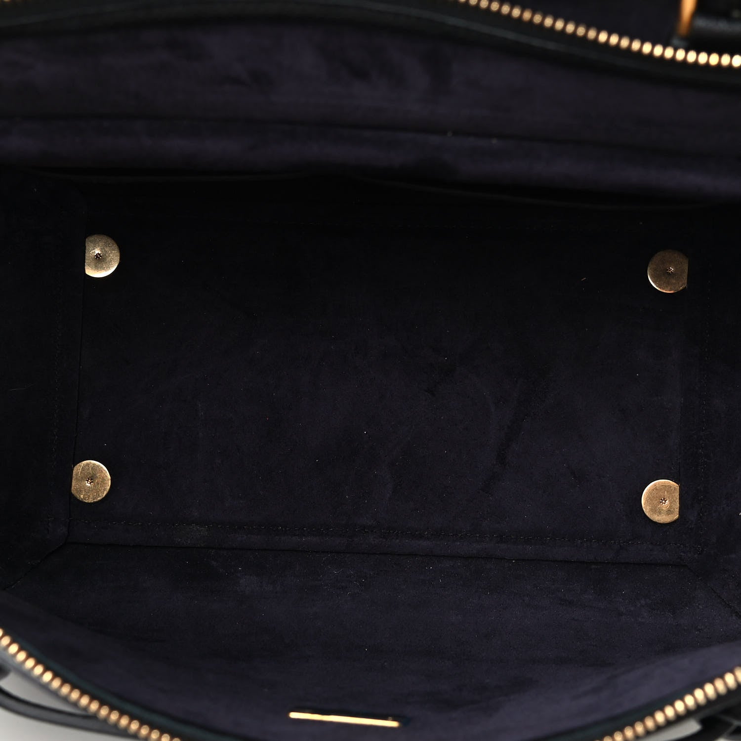 Celine Grained Calfskin Mini Belt Bag Black 4 of 4