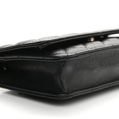 Chanel Caviar Quilted Wallet On Chain WOC Black 8 of 12
