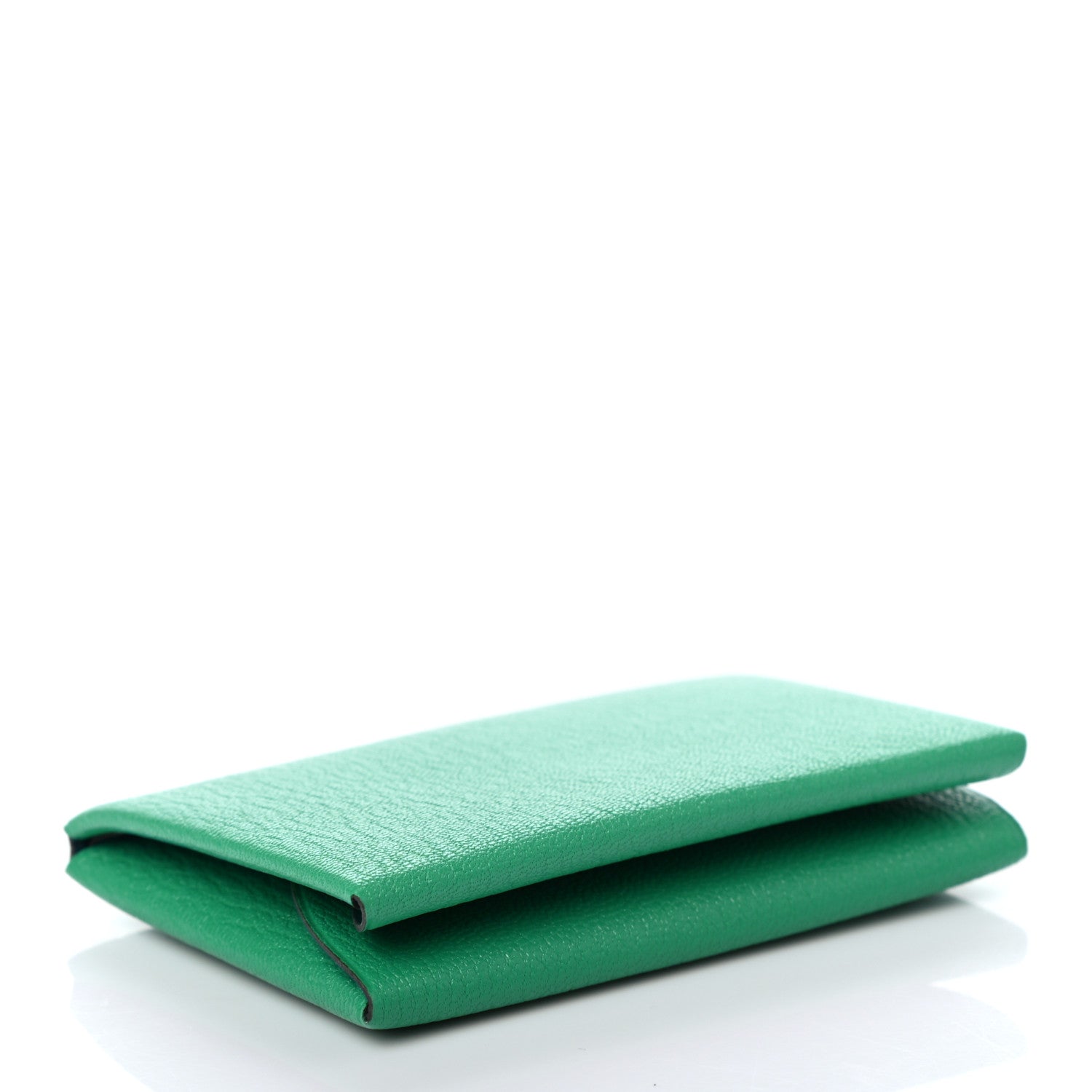 Hermes Chevre Mysore Calvi Duo Card Case Menthe Vert Bosphore 4 of 7