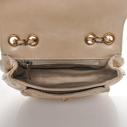 Chanel Aged Calfskin Small Bubble CC Flap Beige 5 of 7