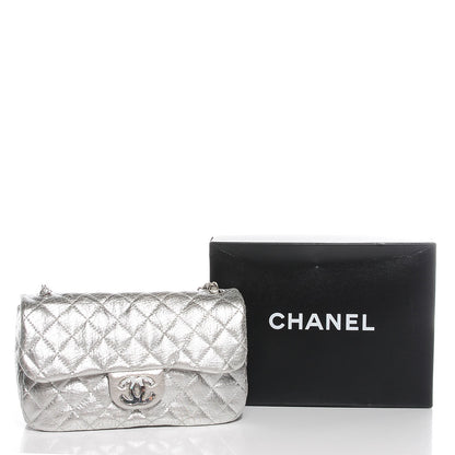 Chanel Calfskin Quilted On The Rocks Flap Silver 8 of 8