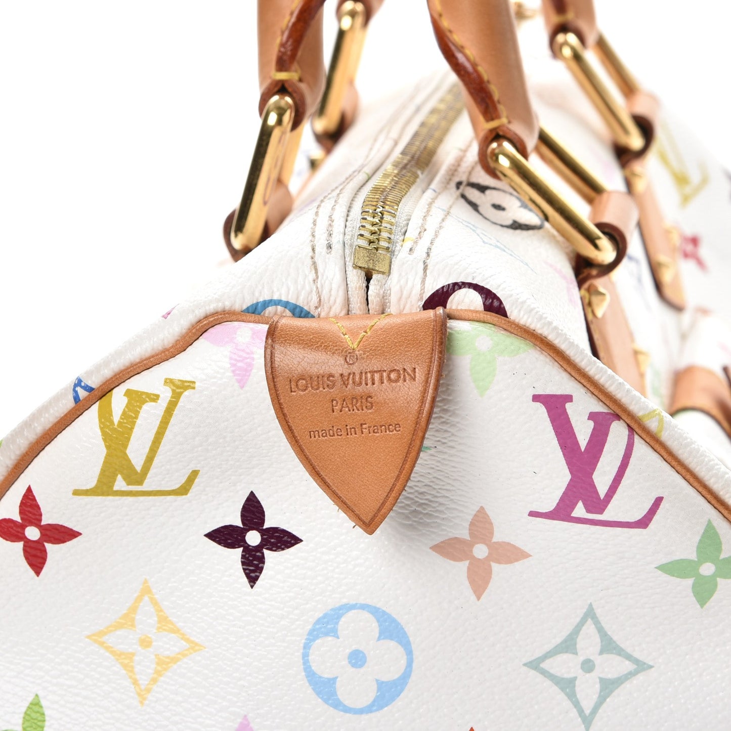 Monogram Multicolor Speedy 30 White
