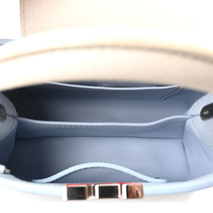 Louis Vuitton Taurillon Capucines Mini Light Blue White Red 5 of 9