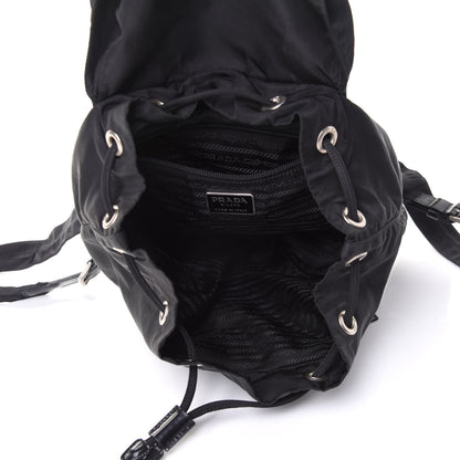 Prada Nylon Vela Medium Backpack Black 5 of 10