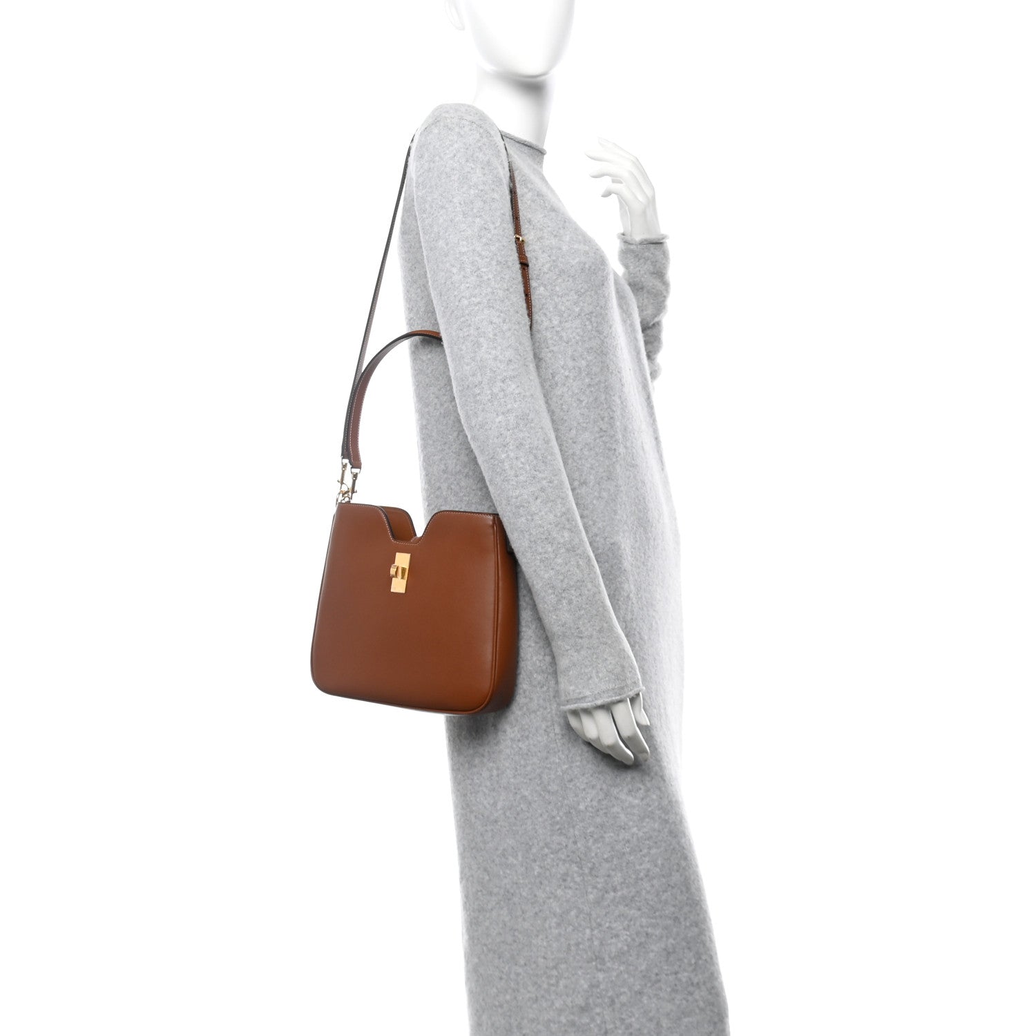 Celine Smooth Calfskin Small Camille 16 Soft Bag Tan 2 of 10