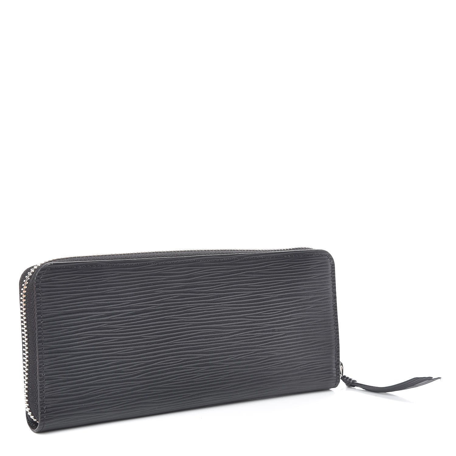 Louis Vuitton Epi Clemence Wallet Black 3 of 8