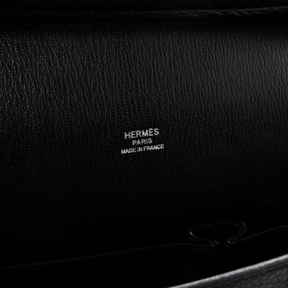 Hermes Taurillon Clemence Jypsiere 28 Black 6 of 9