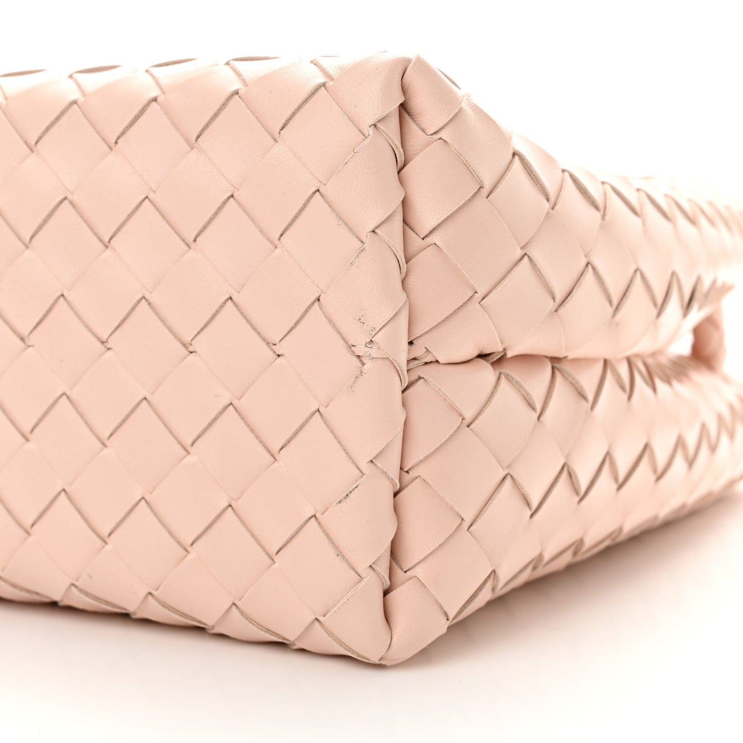 Nappa Intrecciato Medium Andiamo Shoulder Bag Cameo