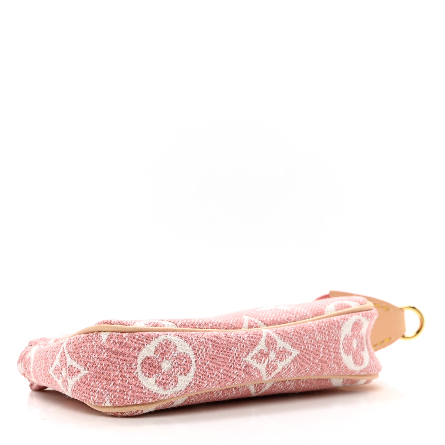 Louis Vuitton Denim Jacquard Monogram Micro Pochette Accessories Rose 4 of 6