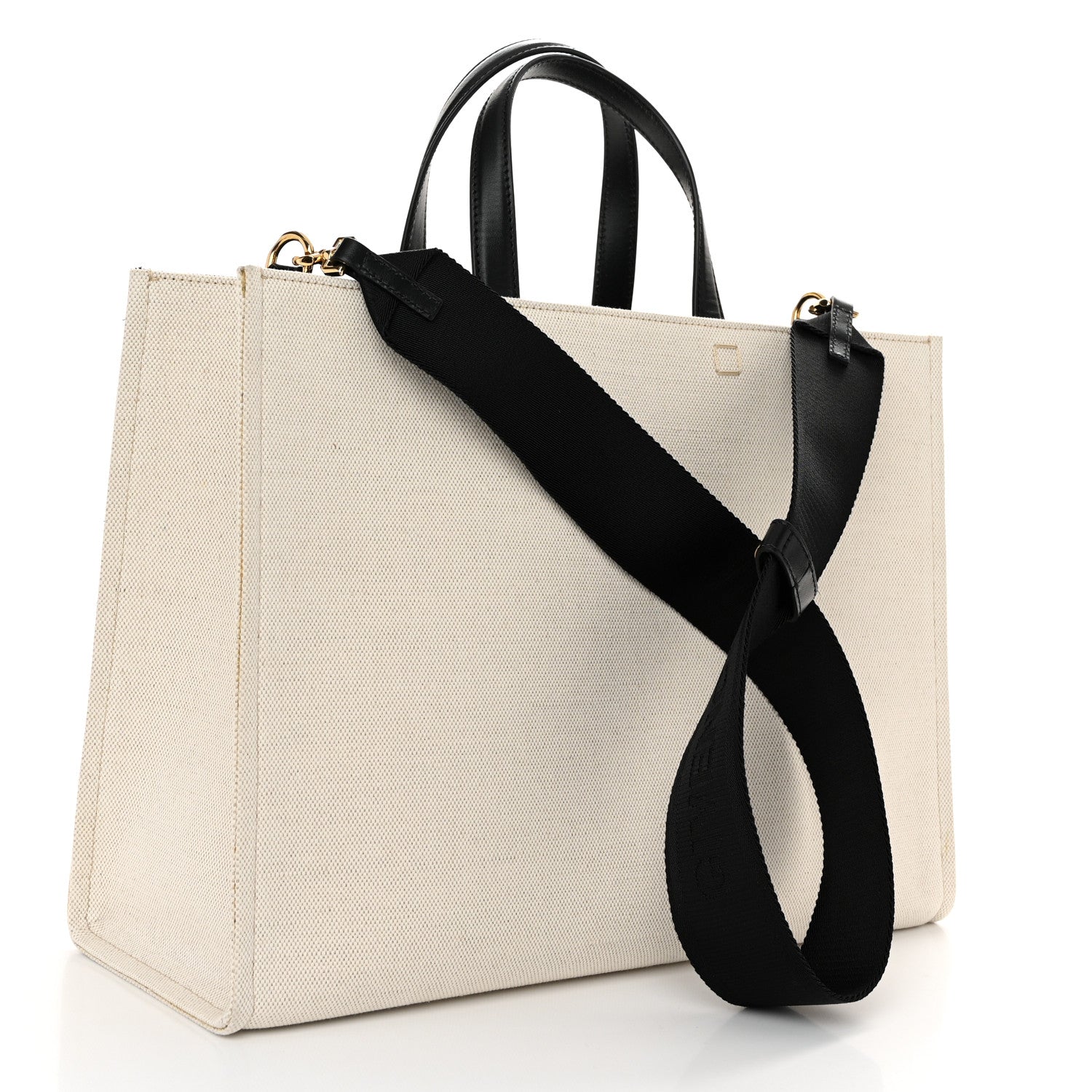 Givenchy Canvas Medium Tote Beige Black 3 of 10