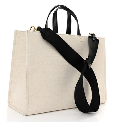 Givenchy Canvas Medium Tote Beige Black 3 of 10