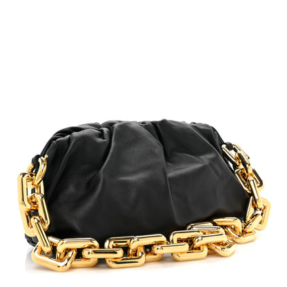 Bottega Veneta Calfskin The Pouch Chain Black 3 of 8