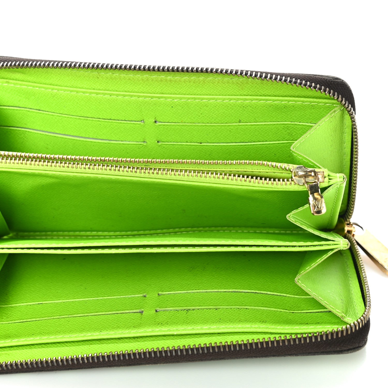 Louis Vuitton Monogram Graffiti Zippy Wallet Green 5 of 17