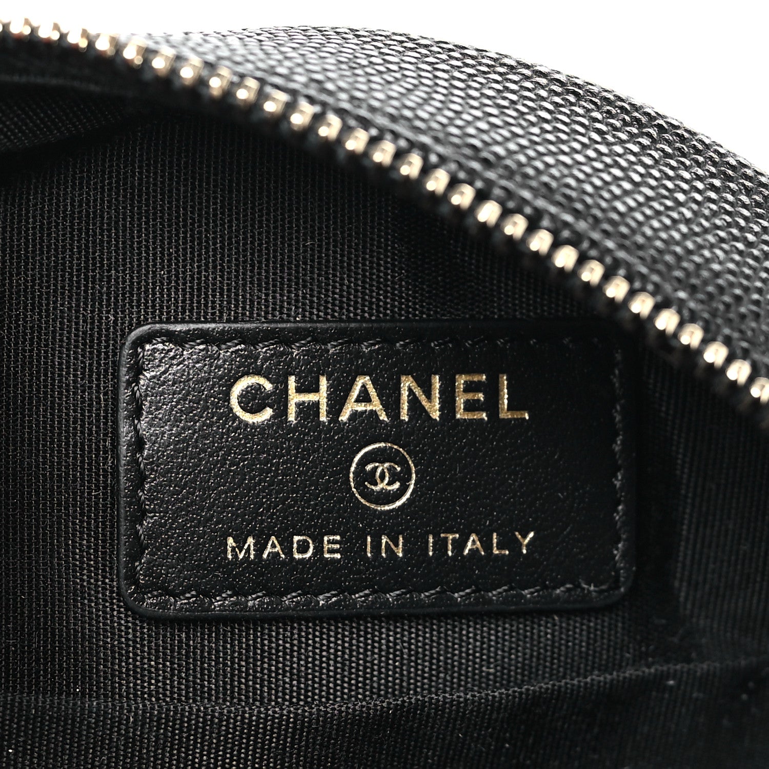 Chanel Caviar Quilted Round Filigree Crossbody Black 6 of 10