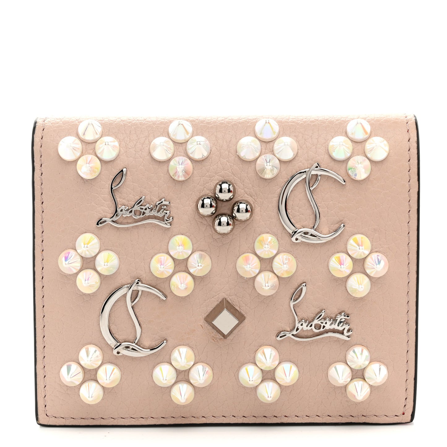 Calfskin Loubinthesky Panettone Palatin Wallet Ballerina