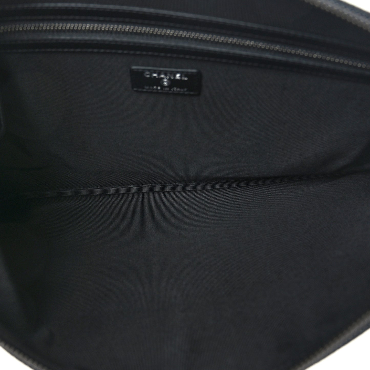 Canvas La Pausa Large Cosmetic Case Black