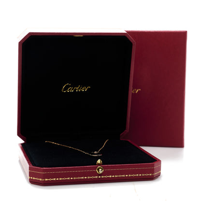Cartier 18K Pink Gold Diamond Black Onyx XS Amulette de Cartier Pendant Necklace 6 of 6